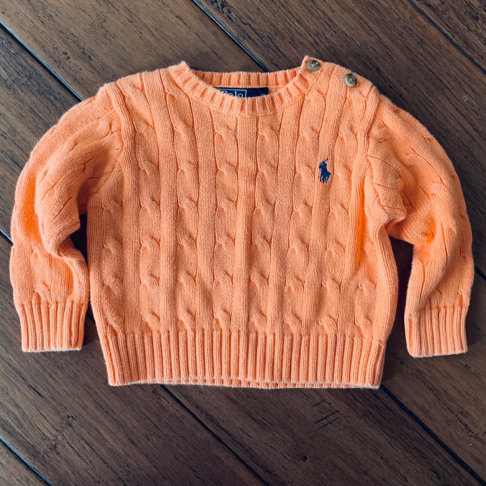Polo Ralph Lauren Cable Knit Sweater 12m